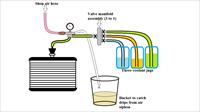 Coolant vacuum fill schematic