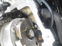 broken bolt timing cover to cylinder head